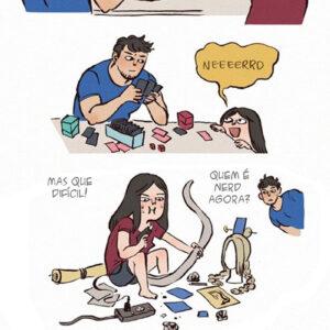Um casal nerd pode ser muito feliz junto