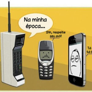 Novos celulares! O conflito de gerações