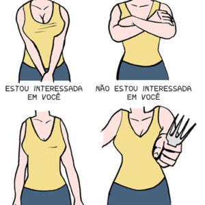 Reconhecendo a linguagem corporal da mulher
