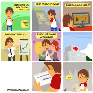 Seja sempre positivo!