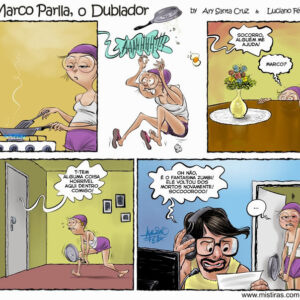 A namorada do dublador