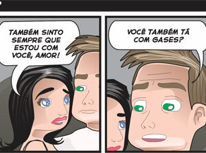 Amor ou gases?
