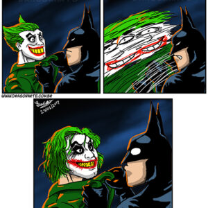 Batman e Coringa acertando as contas