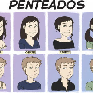 Penteados para homens e mulheres