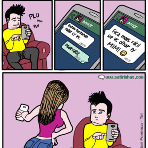 Celulares atrapalham relacionamentos