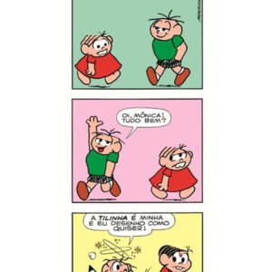 A tirinha do Cebolinha