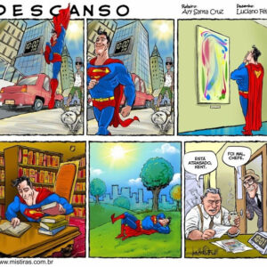 Superman também tem momentos de lazer