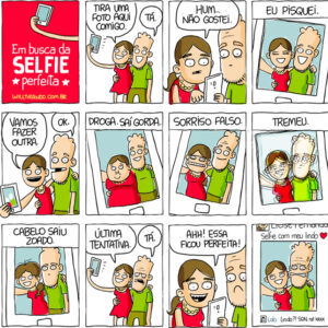Em busca da selfie perfeita