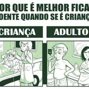 É melhor ficar doente quando se é criança