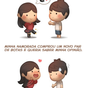Quando a namorada compra algo novo