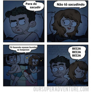 Quando nossas bundas se beijam