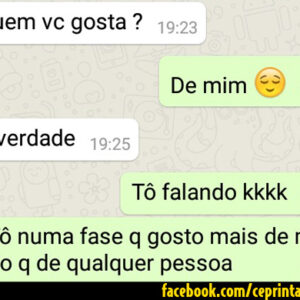 Tô gostando mais de mim