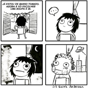 Como uma mulher escolhe roupa?