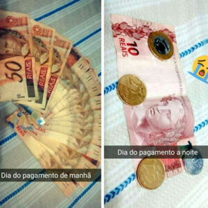 Minha vida no dia de pagamento