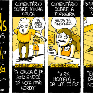 Mensagens ocultas que uma esposa dá ao marido