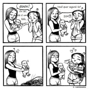 A coisa mais fofa para uma mulher
