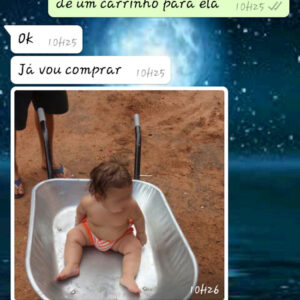 Nossa filha cresceu, amor!