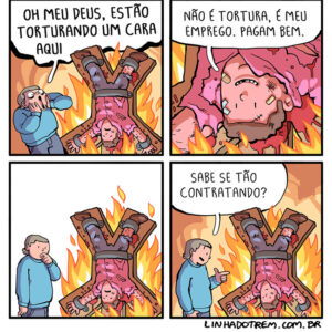 Você sofre no seu emprego?