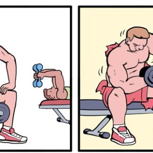 O monstro tá treinando para sair da jaula