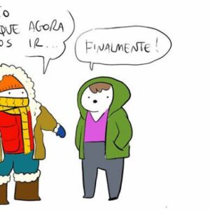Roupas para o tempo do frio