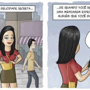 Quando a gente recebe aquela mensagem especial