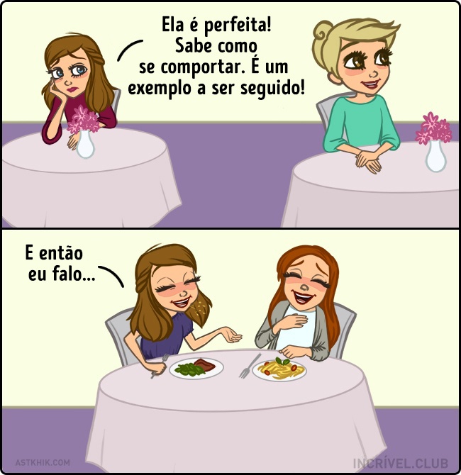 exemplo de bom comportamento