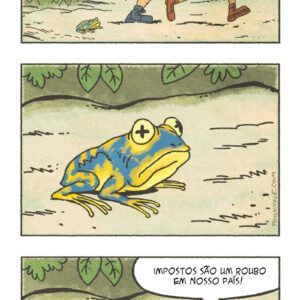 O sapo venenoso e os altos impostos no Brasil
