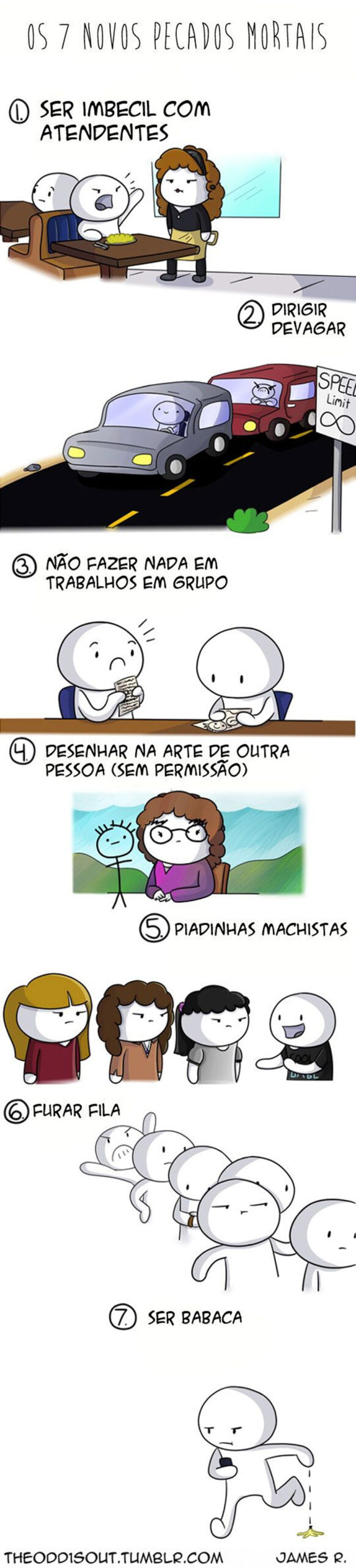 Os 7 novos pecados mortais