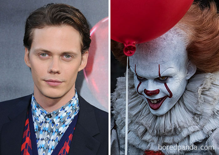 Bill Skarsgard, como Pennywise, em It (2017)