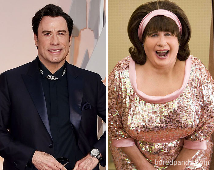 John Travolta, como Edna Turnblad, em Hairspray Em Busca da Fama