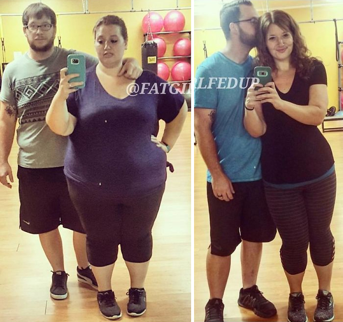 casal emagrecendo junto