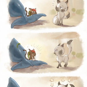 Como conquistar uma gata? Uma ilustração muito fofa