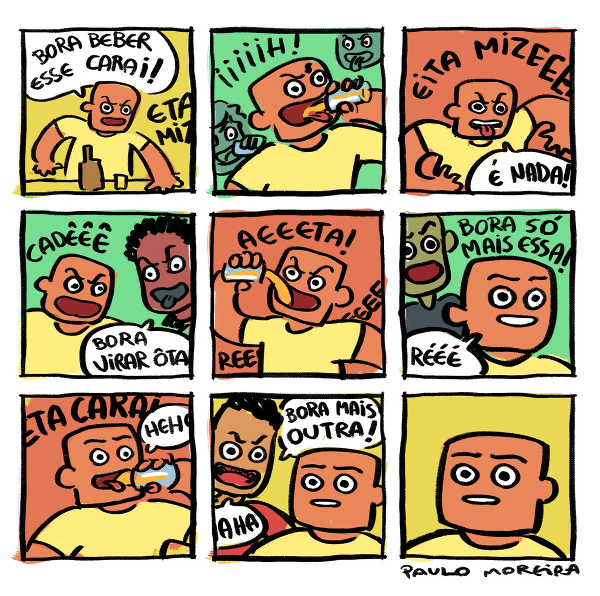 amigos e bebida