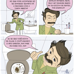 Uma coisa terrível pode estar acontecendo todos os dias no seu banheiro