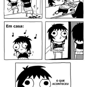Sarah Andersen e suas criações explicando o universo feminino