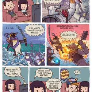 Um homem apaixonado por cinema e a crítica social do Sushi Comix