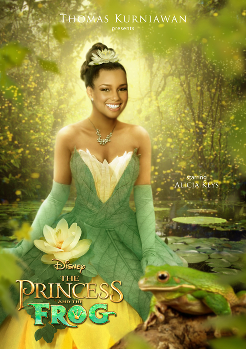 Celebridades transformadas em princesas 