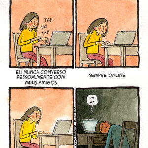 Amigos virtuais também morrem? Quadrinhos para te encher de medo