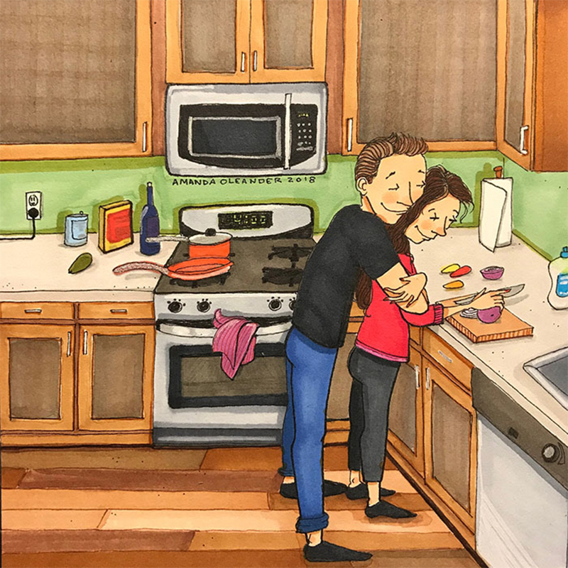 Cozinhar a dois é muito melhor 