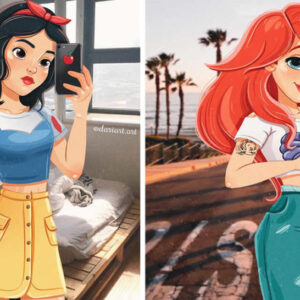 Como seriam as princesas da Disney no mundo moderno?
