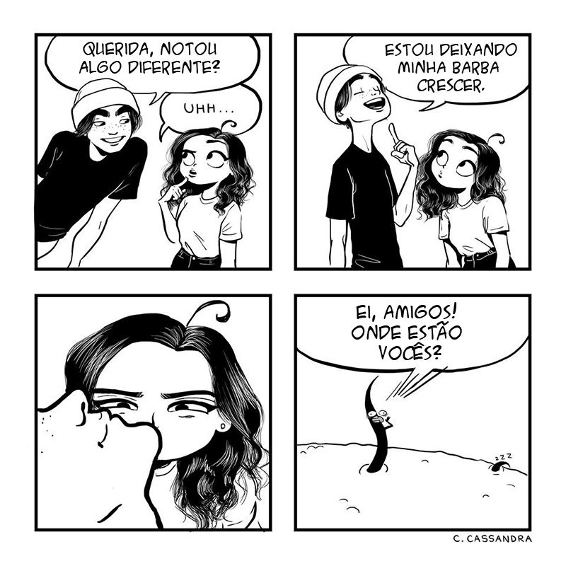 Casal divertido