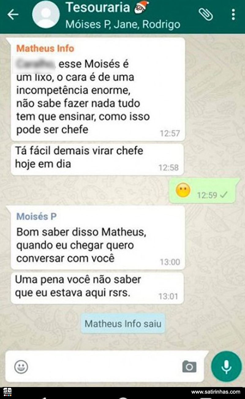 Pessoas reclamonas