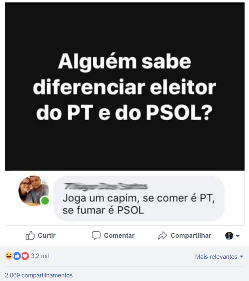 Brigas por causa de partido político