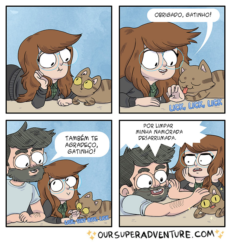 A namorada desarrumada