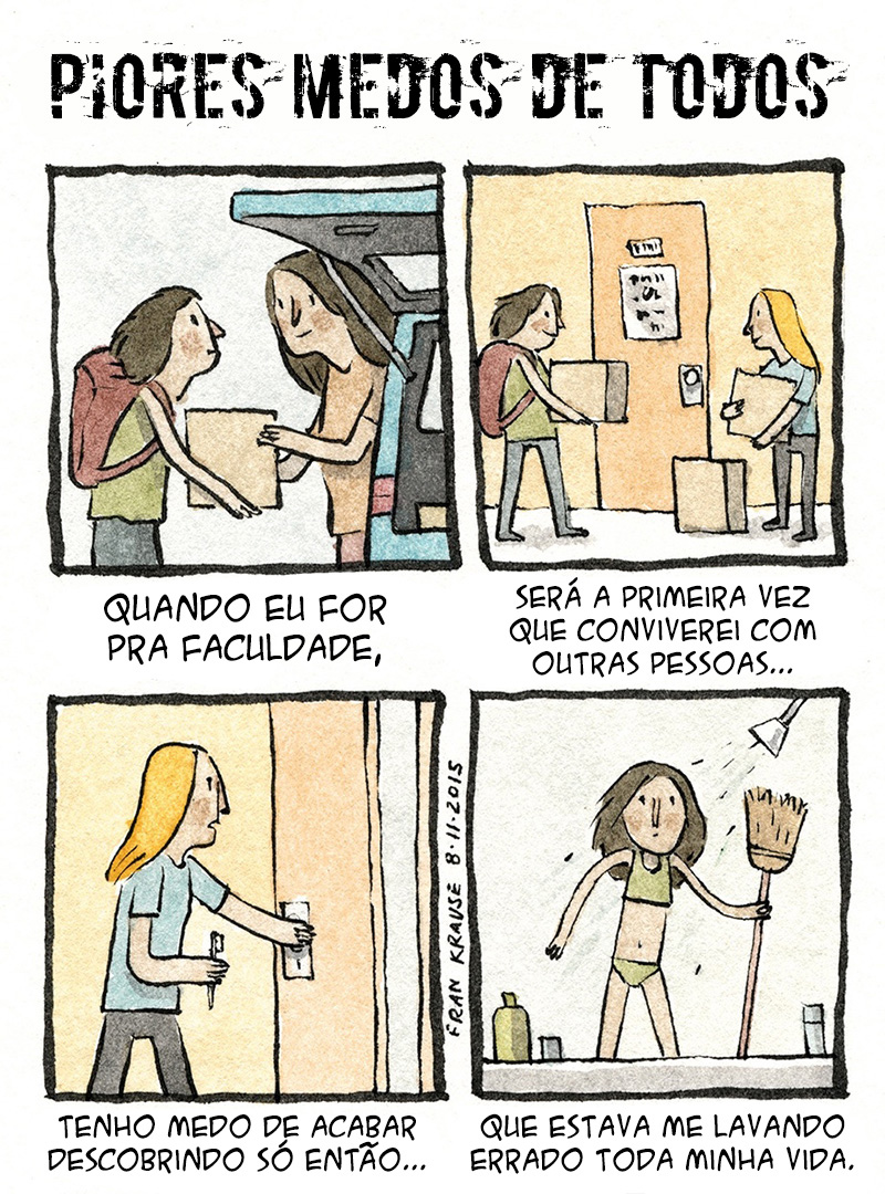 Tomando banho errado