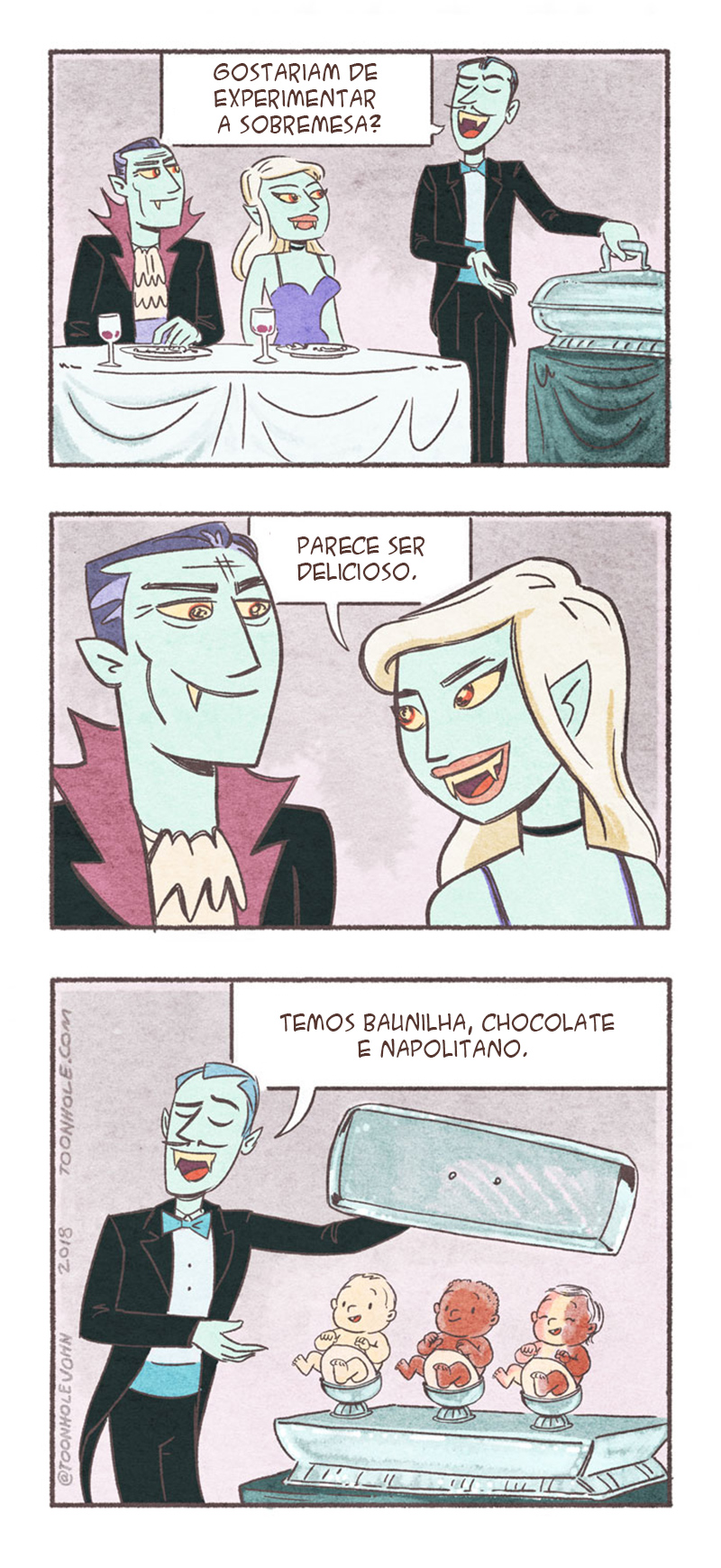 Vampiros no restaurante