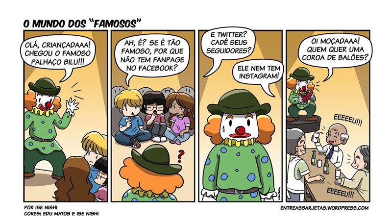 O mundo dos famosos