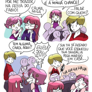 Passando vergonha numa festa e outros quadrinhos