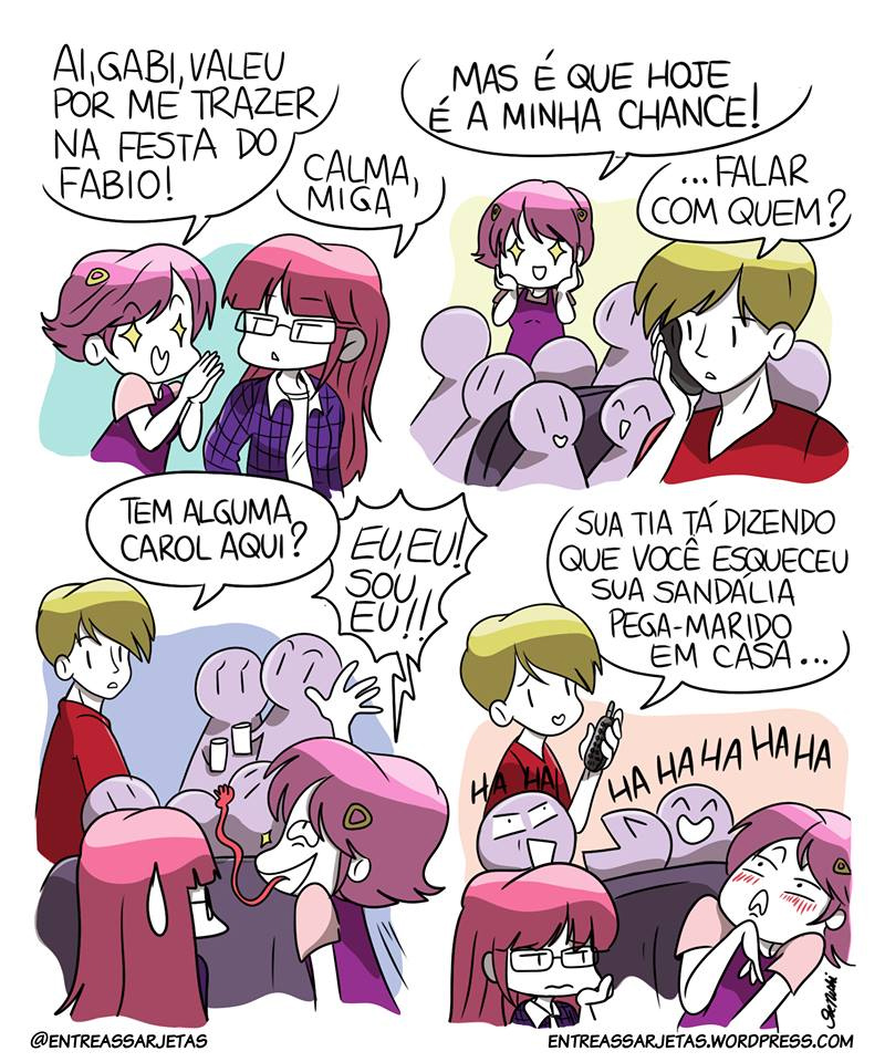 Passando vergonha numa festa