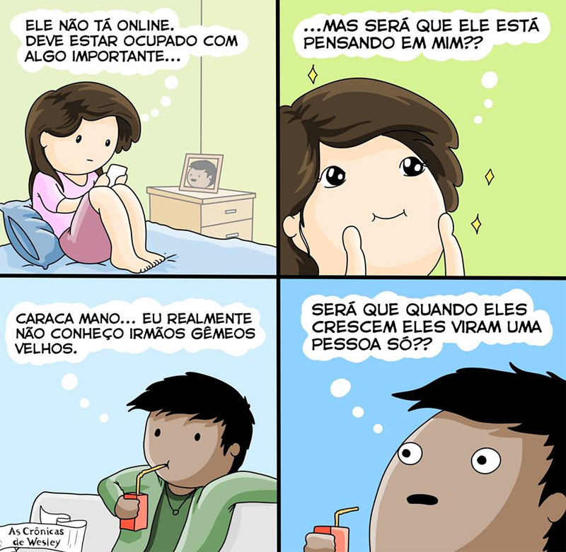 O pensamento de homens e mulheres